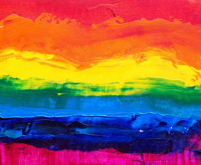 Steve Johnson Unsplash Rainbow painting